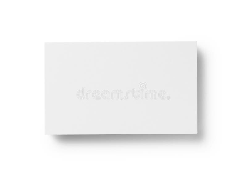 Business Cards on a White Background Stock Photo Image of corporate, cardboard 196462952
