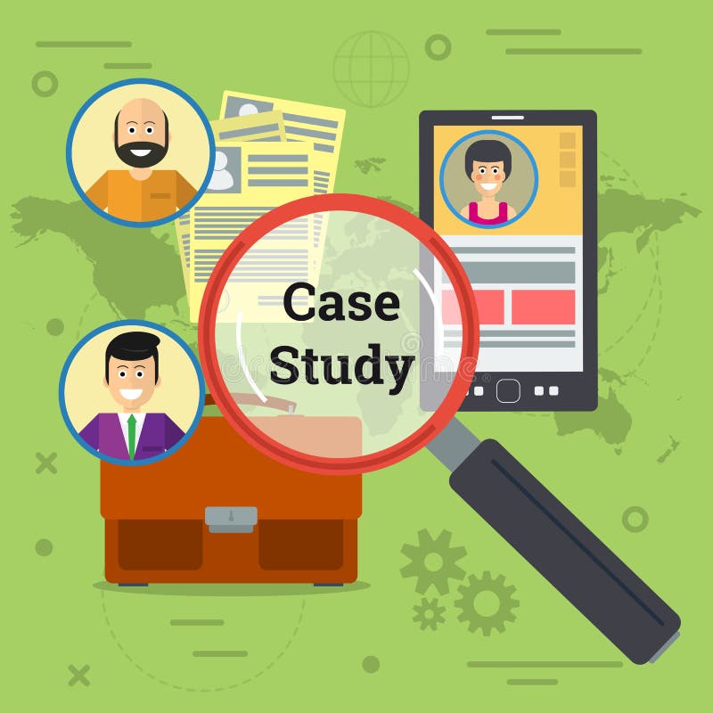 Resume Case Study Concept Stock Illustrations 12 Resume Case Study