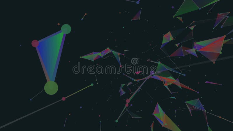 Business center background. Abstract plexus background for different events and projects. Seamless loop. vector illustration