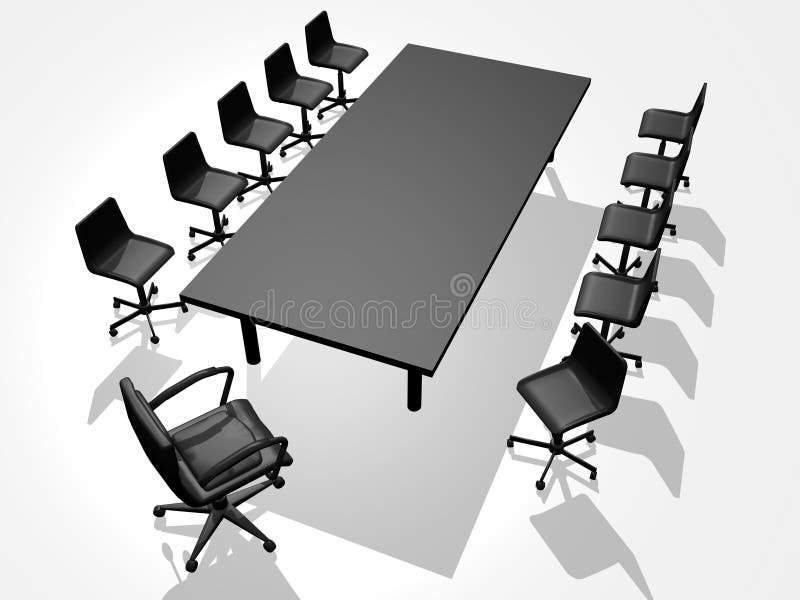 Business chair vector illustration