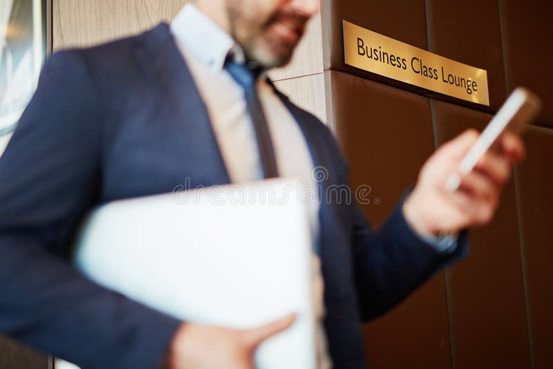 Business class lounge royalty free stock photography