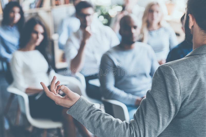 Business coach. stock image