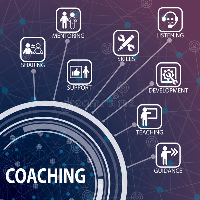 Business Coaching Leadership Mentoring Concept. Vector Illustration vector illustration Business Coaching Leadership Mentoring Concept. Vector Illustration vector illustration