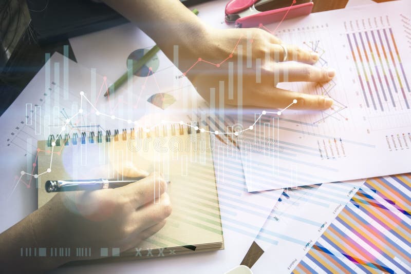 Businessman working with documents royalty free stock images