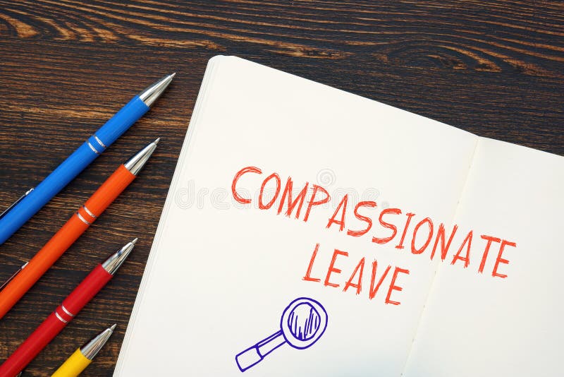 Compassionate Leave Request Form with Pen Stock Image Image of fmla