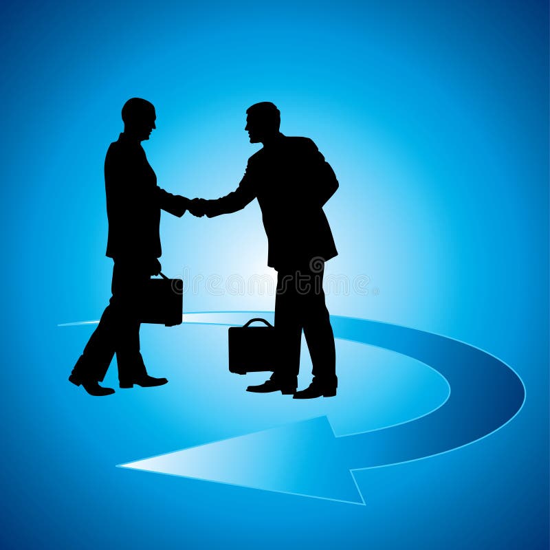 Business concept with new agreement