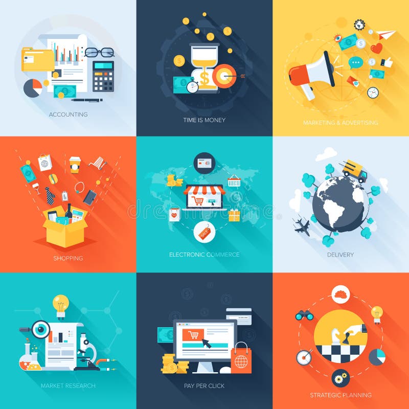 Business concepts. royalty free illustration