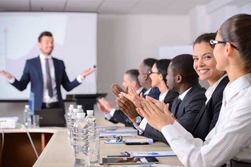 Business conference royalty free stock photo