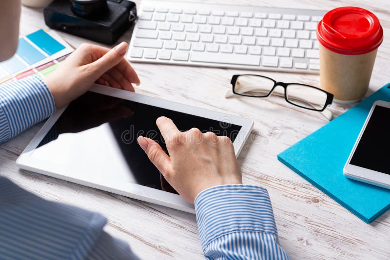 It Consultant Connect Network Cable Stock Image Image of indoors