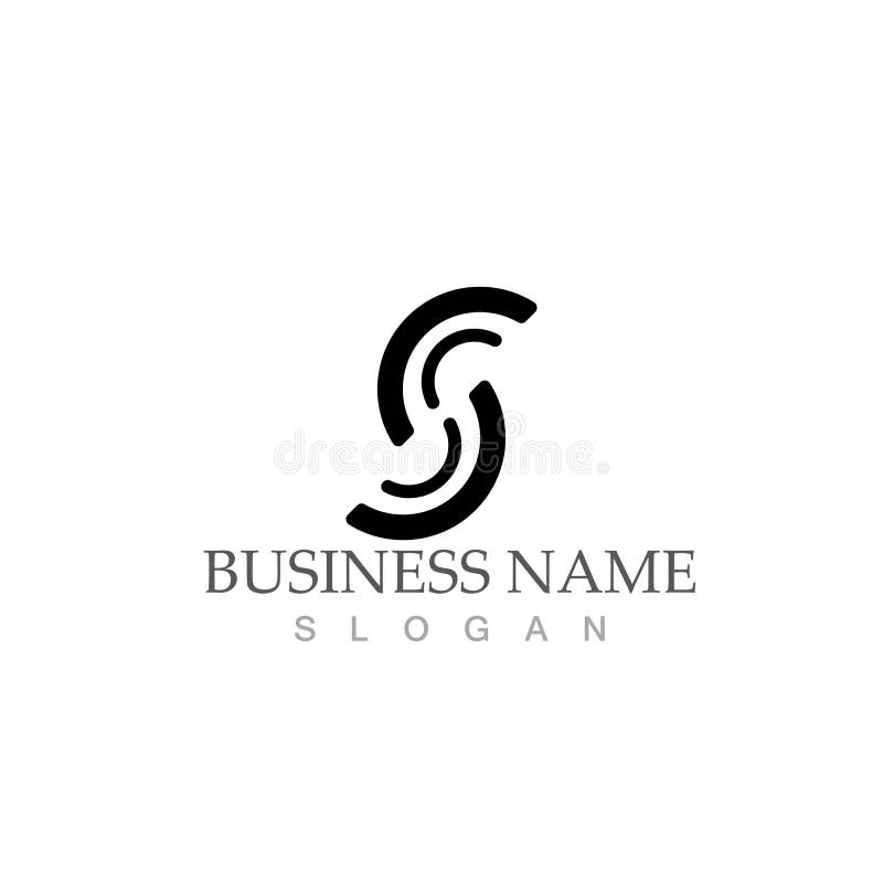 Business Corporate S Letter Logo Stock Vector - Illustration of agency ...