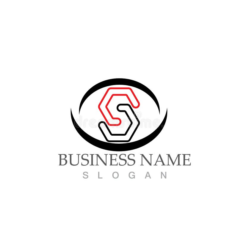 Business Corporate S Letter Logo Stock Vector - Illustration of company ...