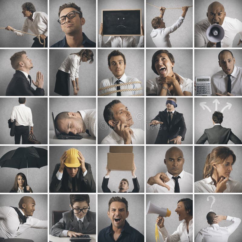 Business,crisis and problem concept royalty free stock image