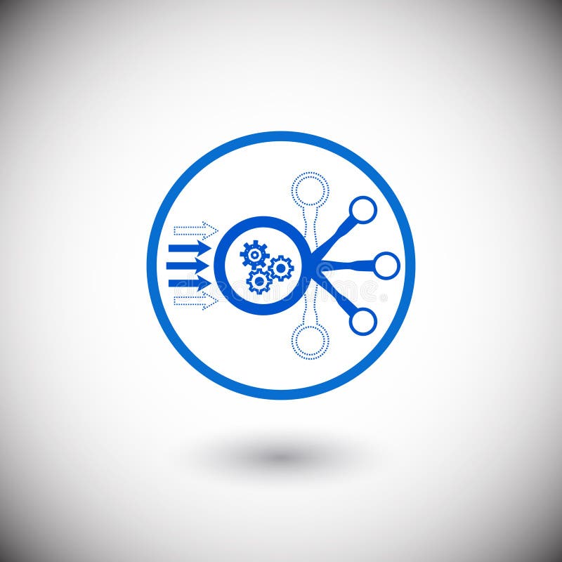Application load balancer and Autoscaling of resources based on request volumes through scaling algorithms royalty free illustration