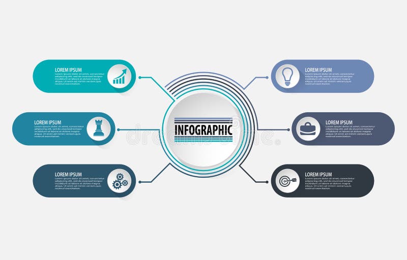 Business data visualization. timeline infographic icons designed for abstract background template royalty free illustration Business data visualization. timeline infographic icons designed for abstract background template royalty free illustration