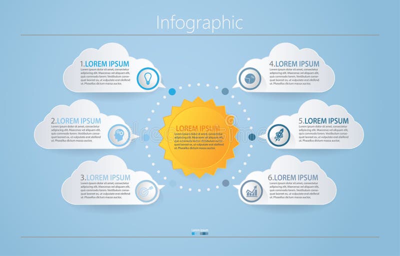 Business data visualization. timeline infographic icons designed for abstract background template royalty free illustration Business data visualization. timeline infographic icons designed for abstract background template royalty free illustration