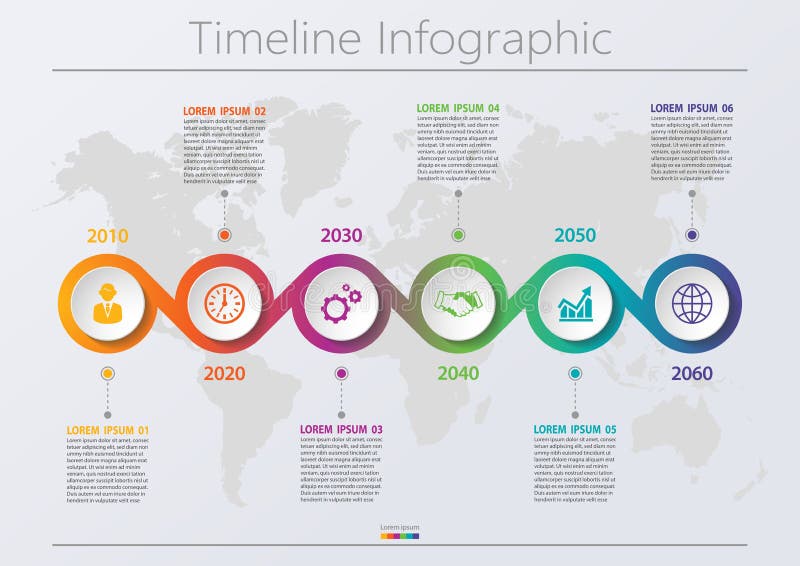 Business data visualization. timeline infographic icons designed for abstract background template with 6 options. royalty free stock photo Business data visualization. timeline infographic icons designed for abstract background template with 6 options. royalty free stock photo