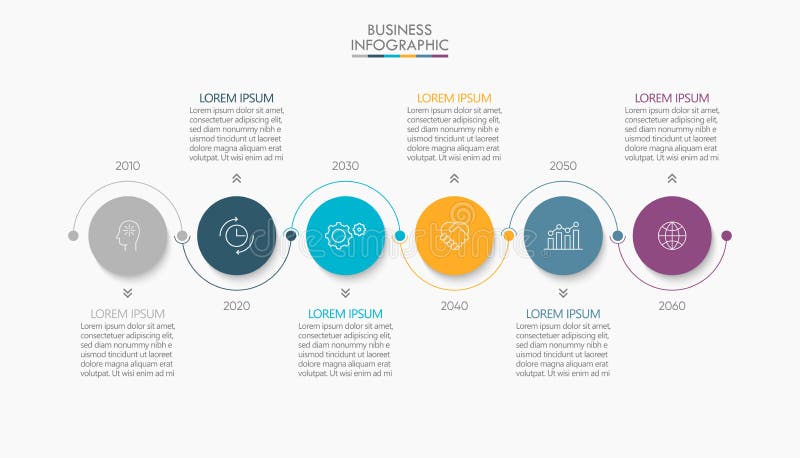 Business data visualization. timeline infographic icons designed for abstract background template milestone element modern diagram process technology digital marketing data presentation chart Vector