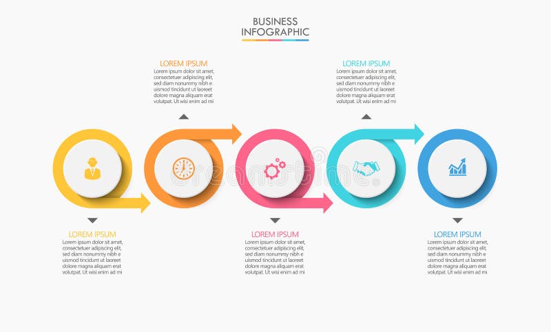 Business data visualization. timeline infographic icons designed for abstract background template milestone element modern diagram process technology digital marketing data presentation chart Vector