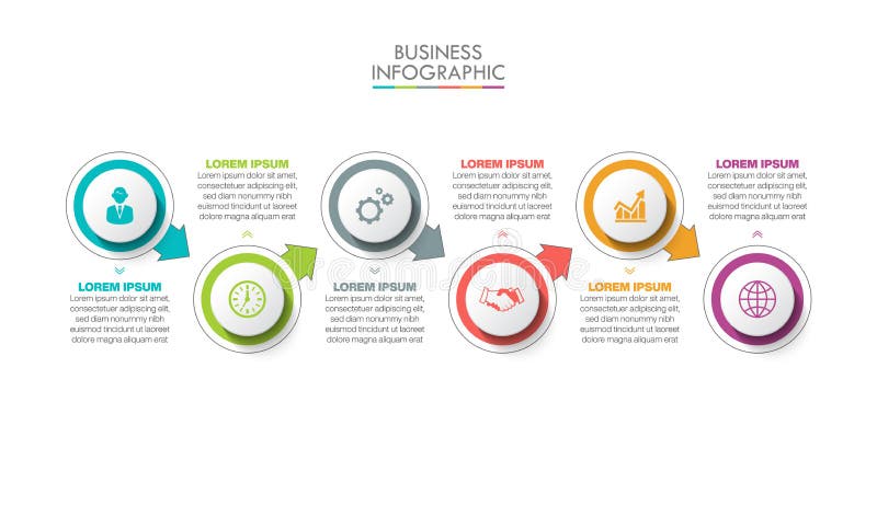 Business data visualization. timeline infographic icons designed for abstract background template milestone element modern diagram process technology digital marketing data presentation chart Vector