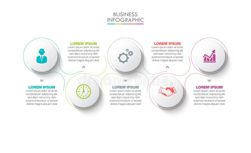 Business data visualization. timeline infographic icons designed for abstract background template milestone element modern diagram process technology digital marketing data presentation chart Vector