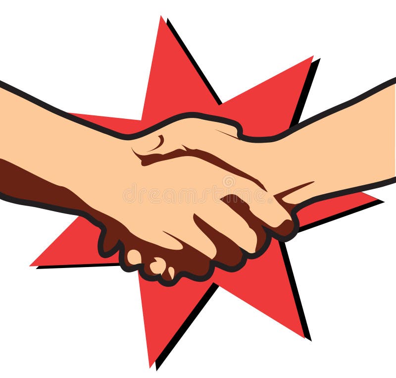 Business deal.Vector hands