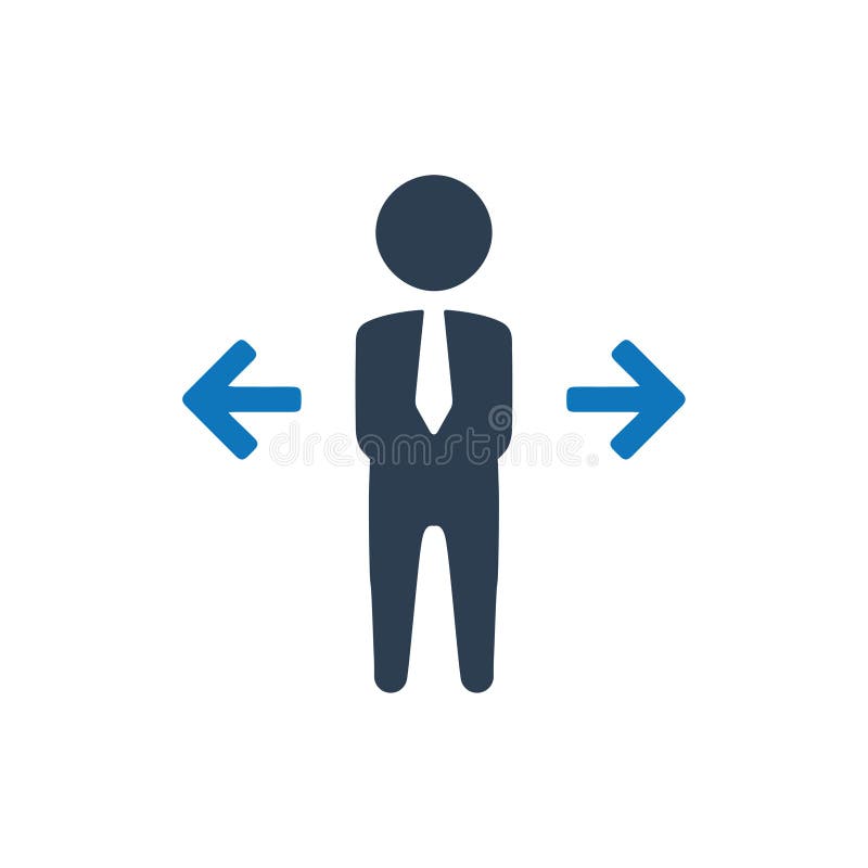 Business Decision Making Icon stock illustration Business Decision Making Icon stock illustration