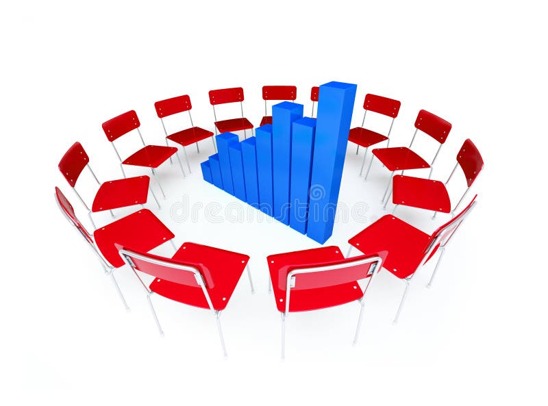 Business diagram stock image