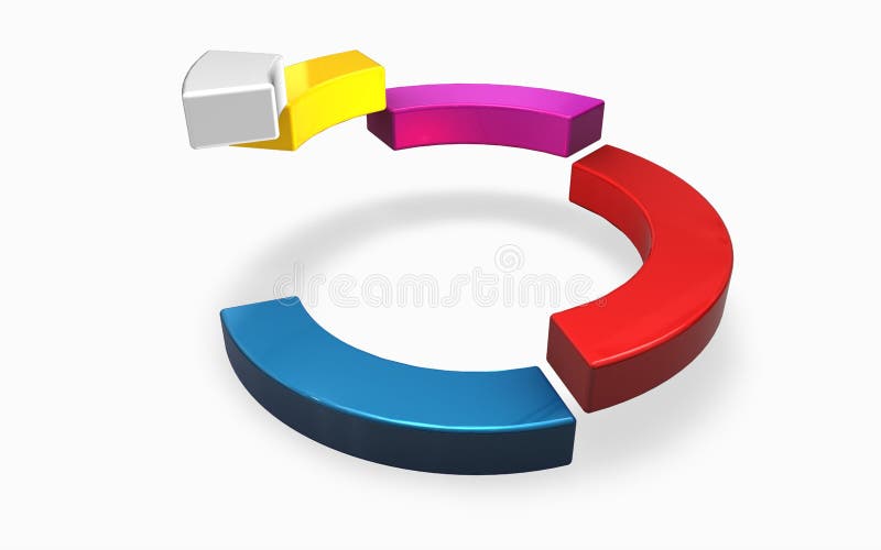 Business diagram royalty free illustration