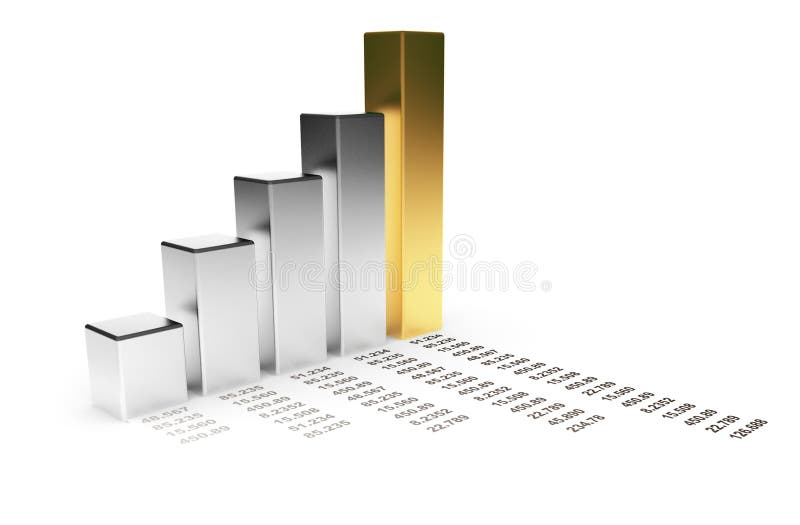 Business diagram 3d. Isolated