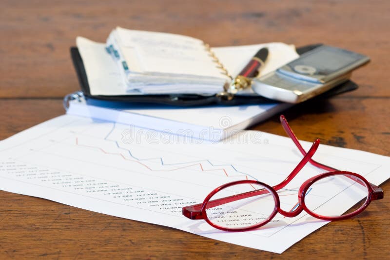 Business is dropping 1 royalty free stock photography