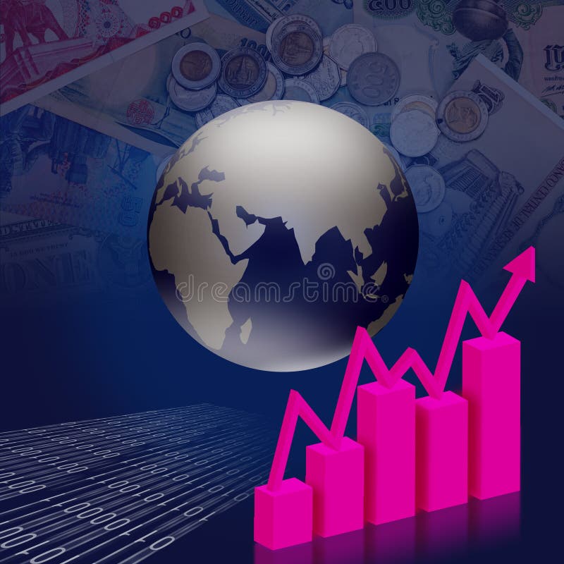 Business economic and finance vector illustration