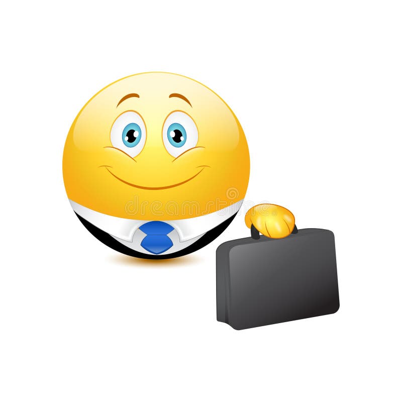 Business emoticon stock vector. Illustration of clipart 48227016