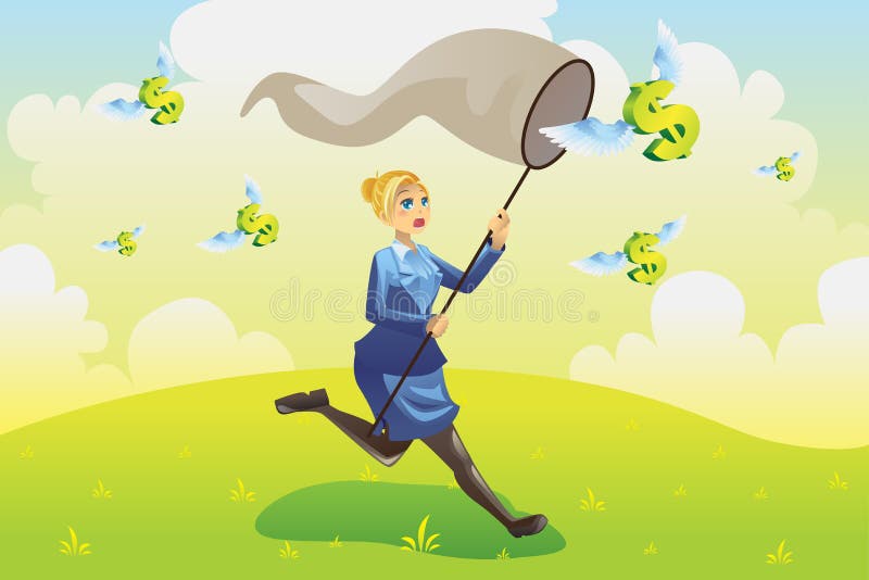 Business finance concept stock illustration