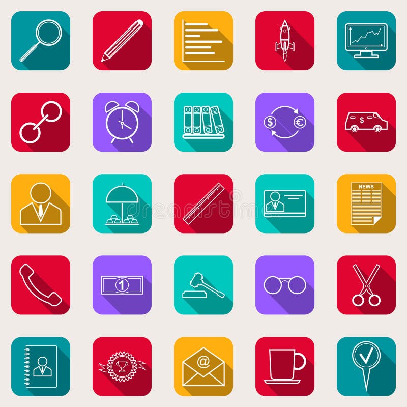 Business and finance vector icons