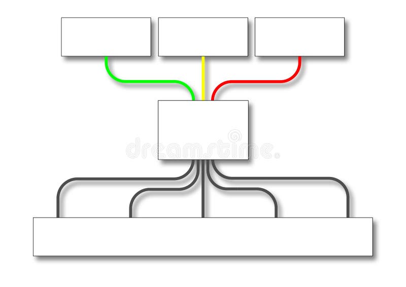 Blank Flowchart Template from thumbs.dreamstime.com