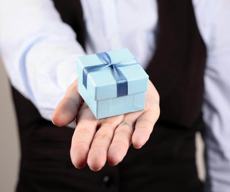 Business Gift stock image. Image of women, wrapping, holiday 14352663