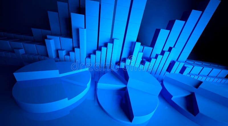 Business graphics vector illustration