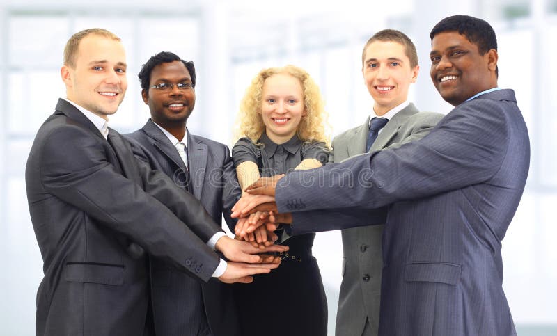 The business group in the office royalty free stock photos