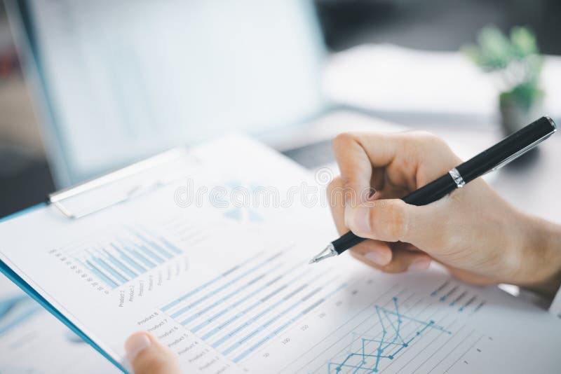 Business growth, decided to invest money in stock market, financial strategies and banking expertise to income substantial stack stock photography