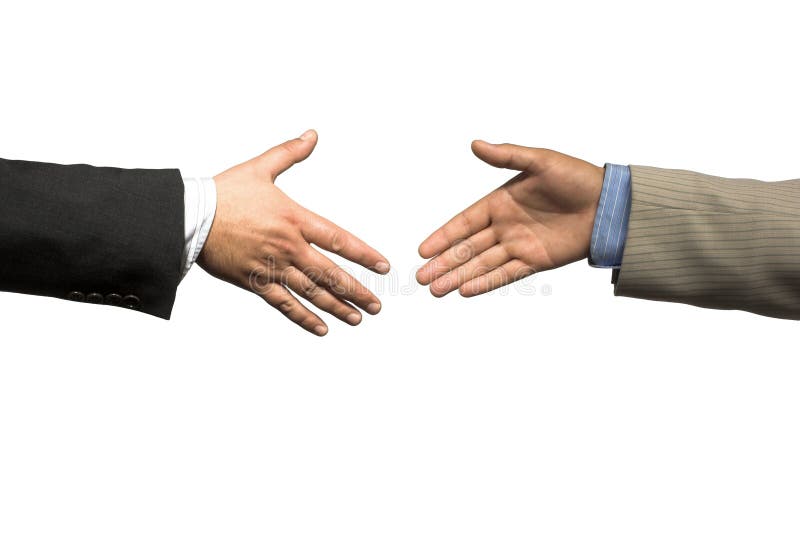 Business handshake stock images