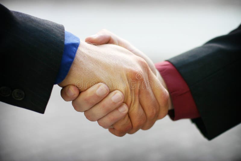 Business handshake