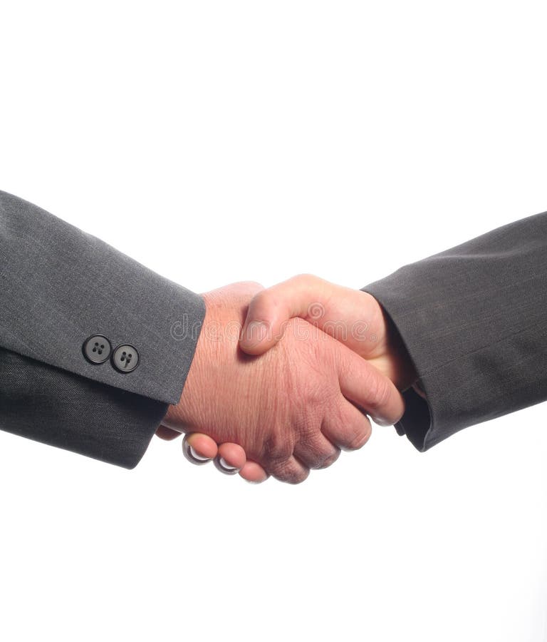 Business handshake royalty free stock photography