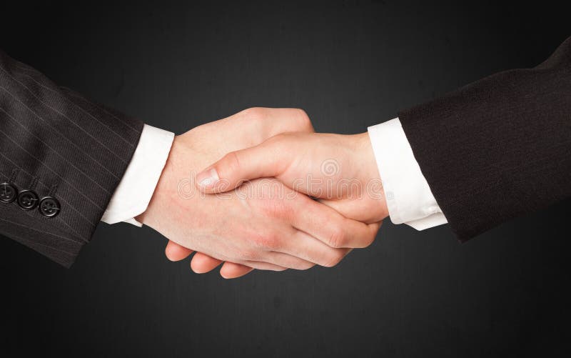Business handshake stock photography