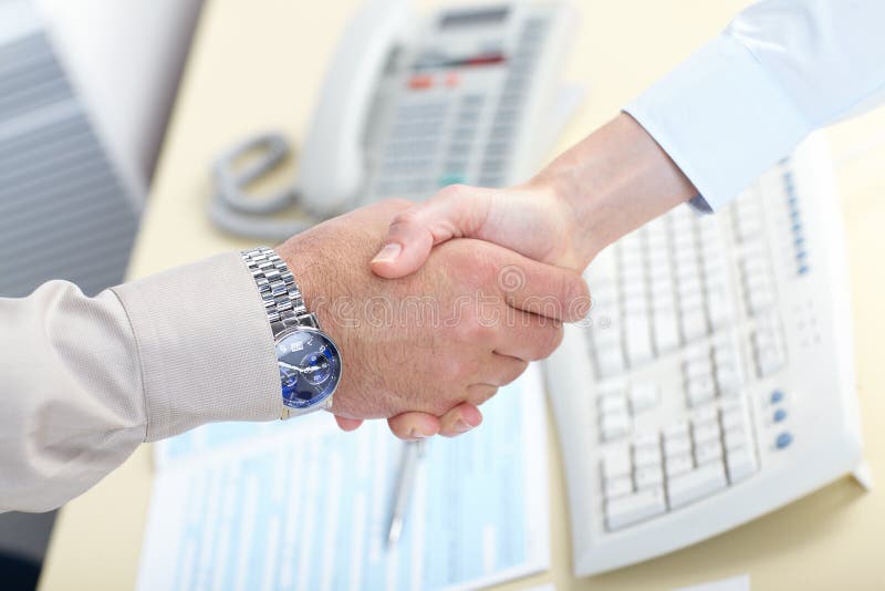 Business handshake