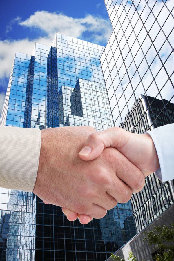 Business handshake