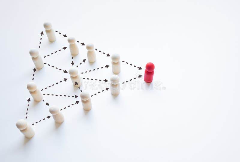 Business human resource management concepts. build team confidence. plan and strategy analysis. partnership development idea stock image