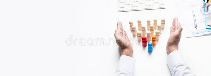 Business human resource management concepts. build team confidence. plan and strategy analysis. partnership development idea royalty free stock images