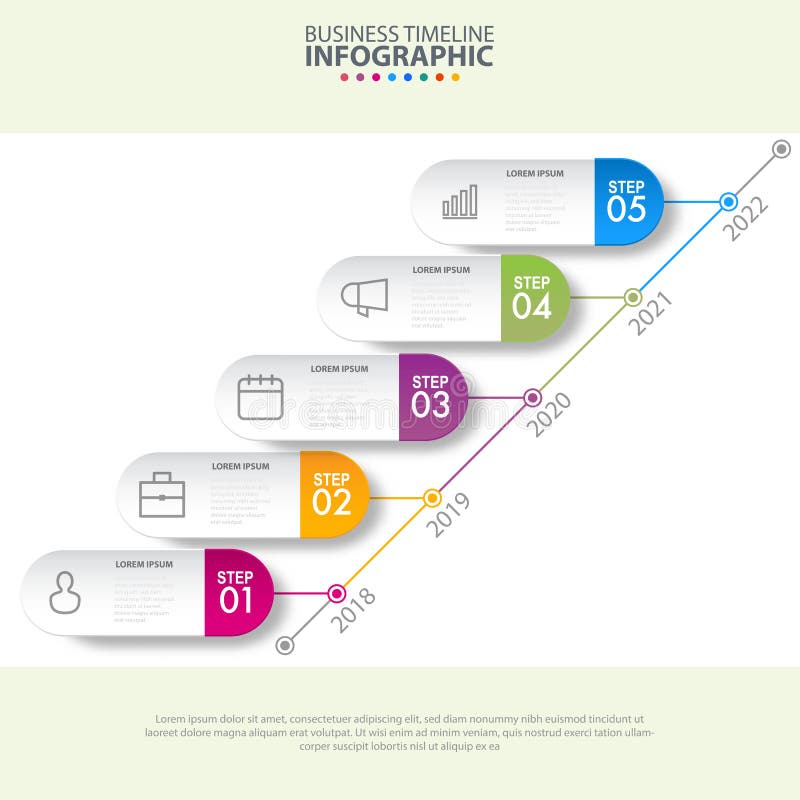 Business infographics design elements template graphic illustration