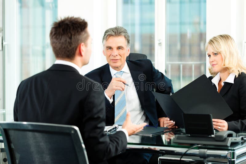 Business - Job Interview stock photography