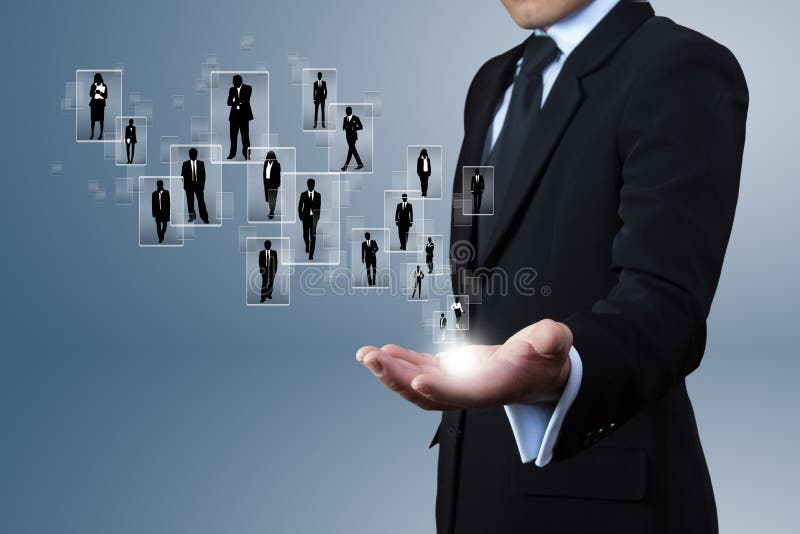 Business leaders. royalty free stock image